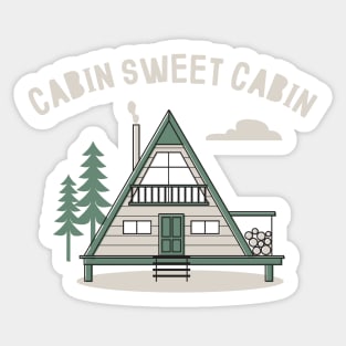 Cabin Sweet Cabin Sticker